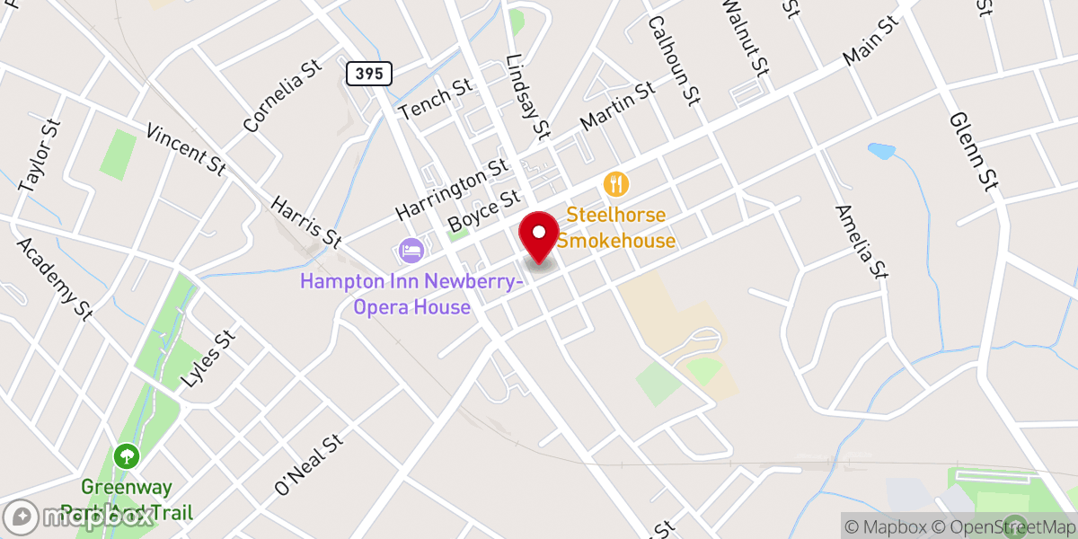 Map showing location of Central United Methodist Church