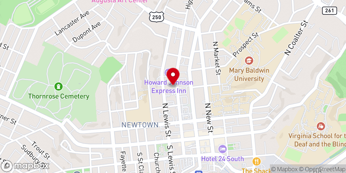 Map showing location of Sheer Worship Ministries