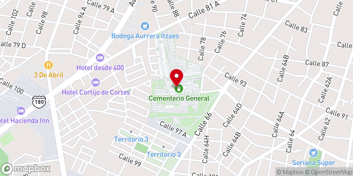 Map showing location of RECINTO ADDY C