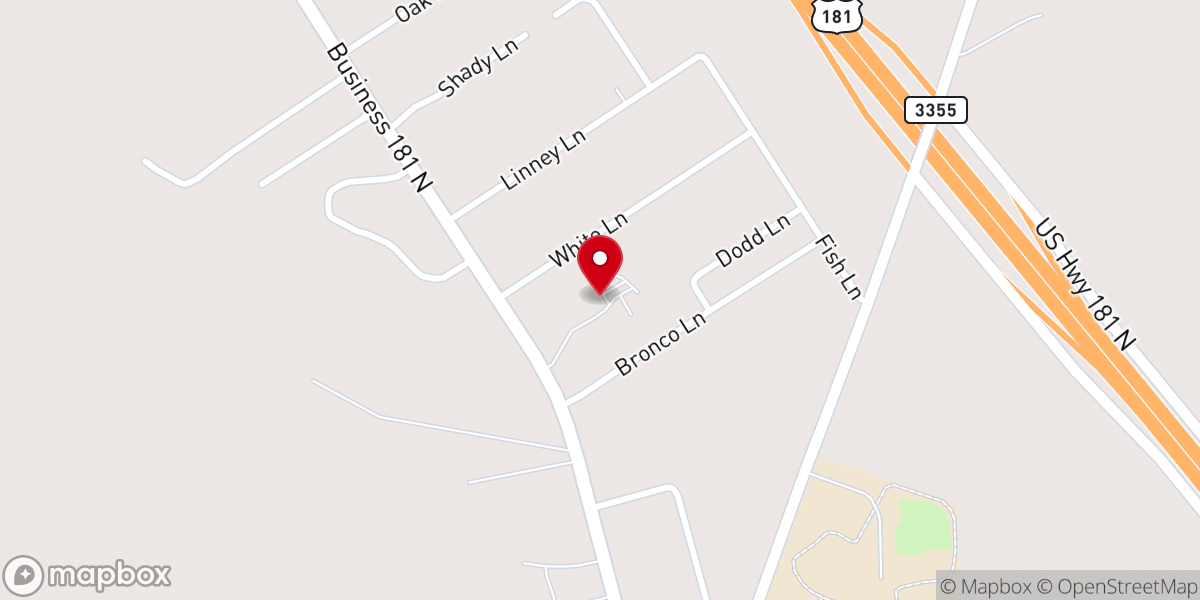 Map showing location of New Life Church