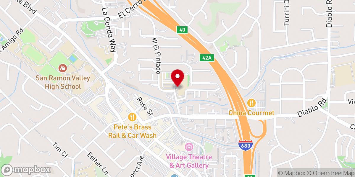 Map showing location of CPC (Community Presbyterian Church)
