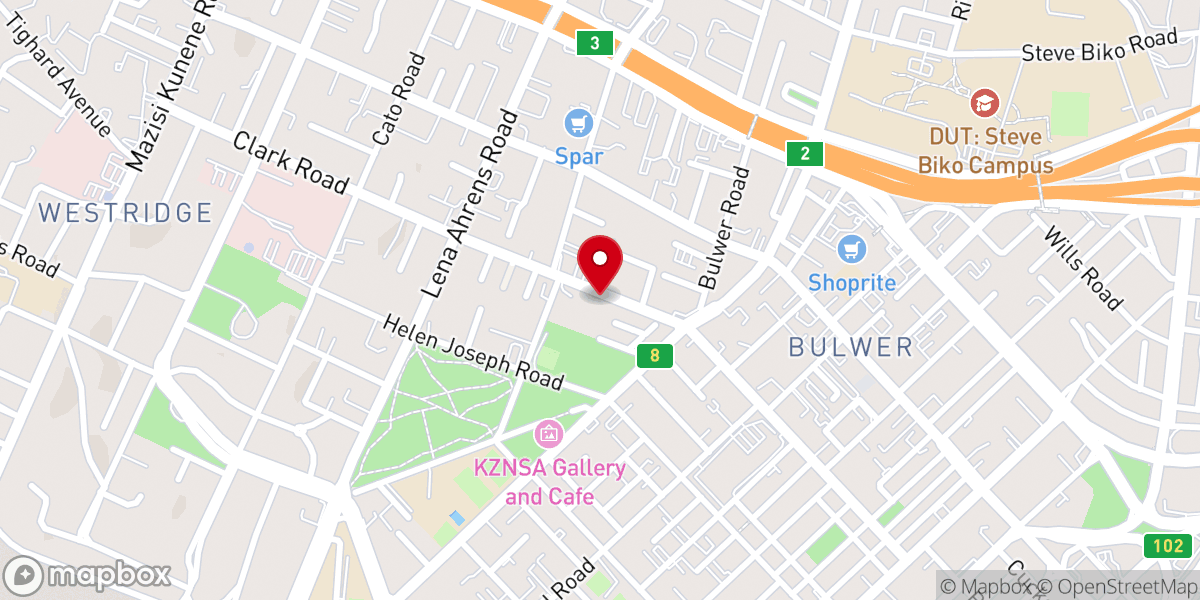 Map showing location of St John The Divine