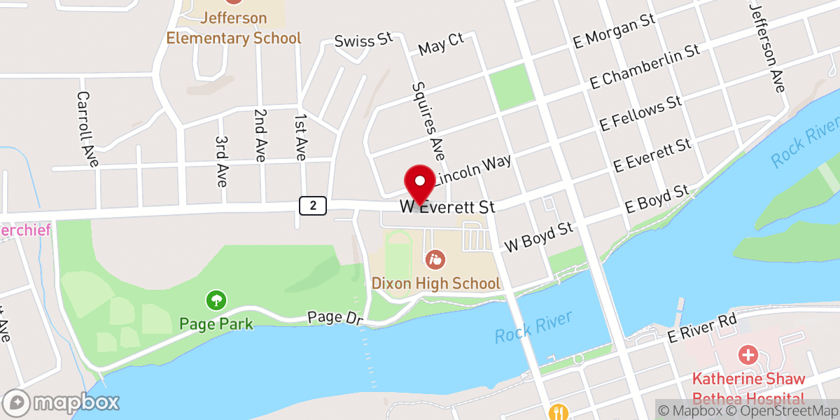 Map showing location of Grace International Churches and Ministries Inc