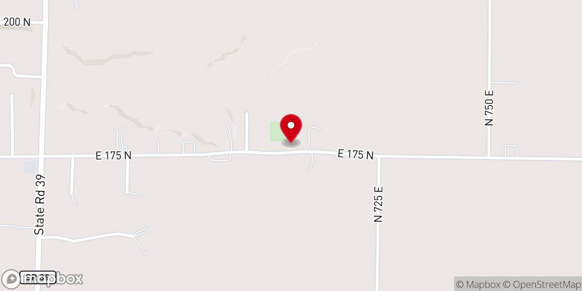 Map showing location of Pike Creek Church-The Brethren