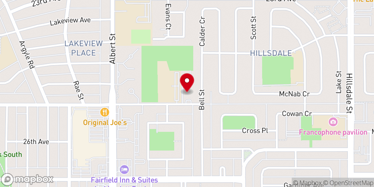 Map showing location of RCCG House Of Prayer Parish Regina