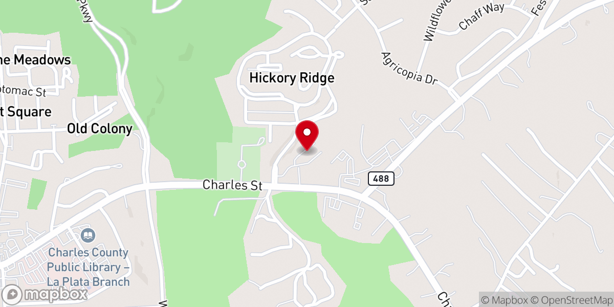 Map showing location of St. Mary's Ave.