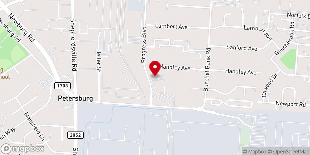 Map showing location of Daylight Church