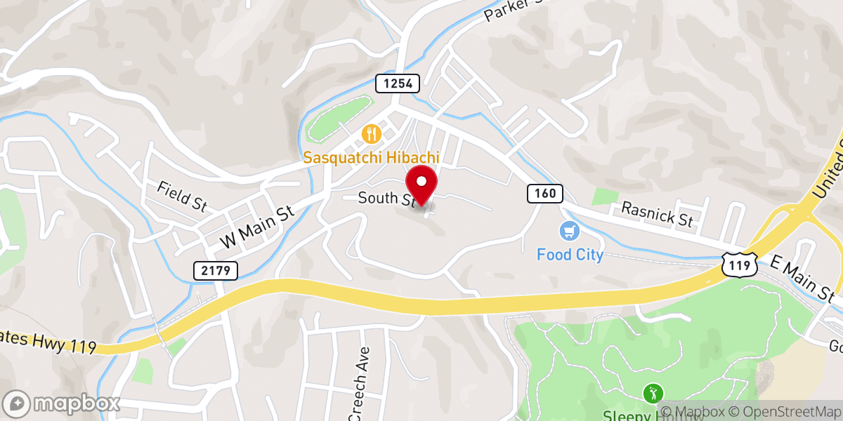 Map showing location of St Stephen's Catholic Church