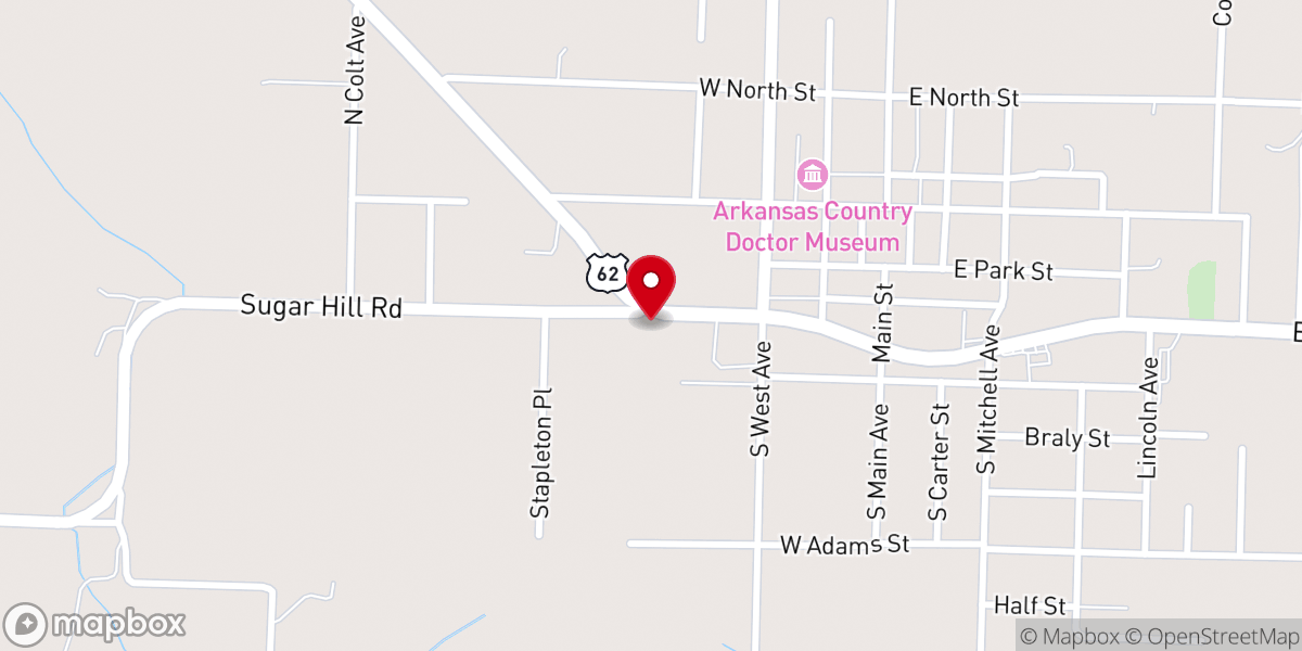 Map showing location of Set Free Ministries