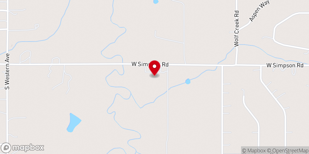 Map showing location of The Springs Weddings & Events