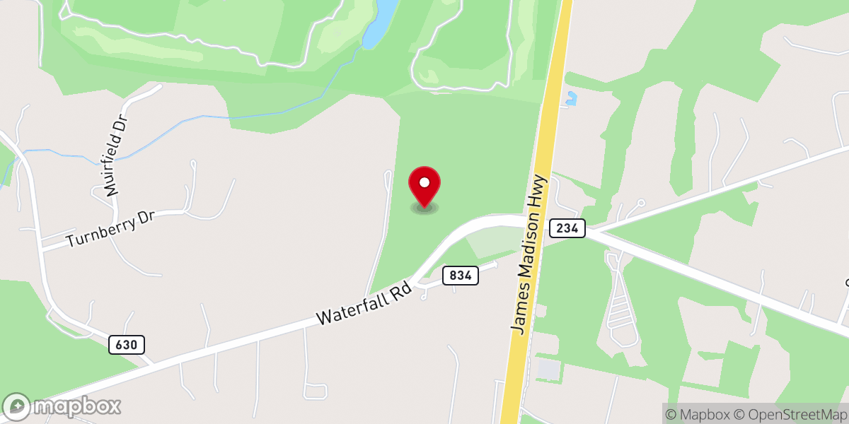 Map showing location of St. Katharine Drexel Catholic Church