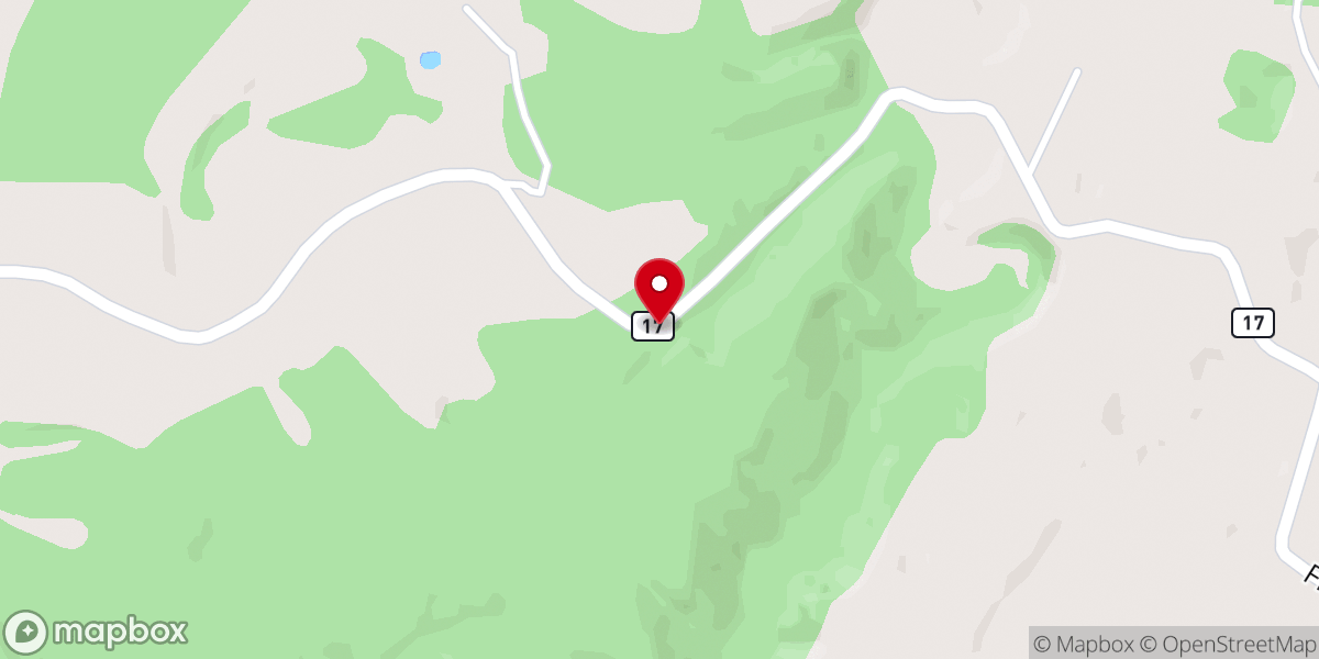 Map showing location of Andrew Chapel United Methodist Church