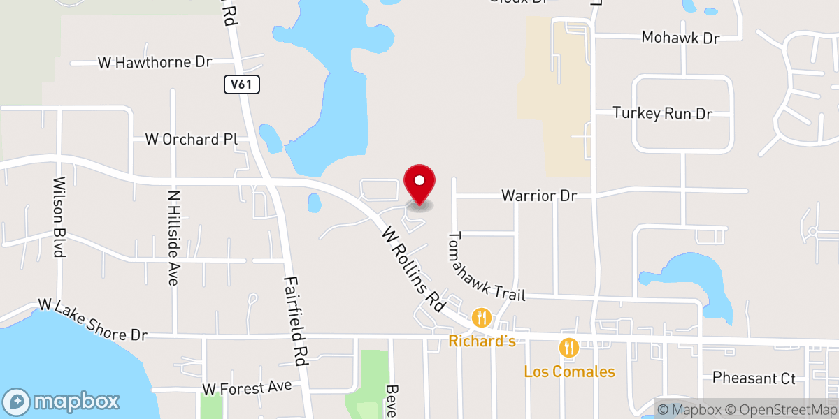Map showing location of New Hope Christian Community