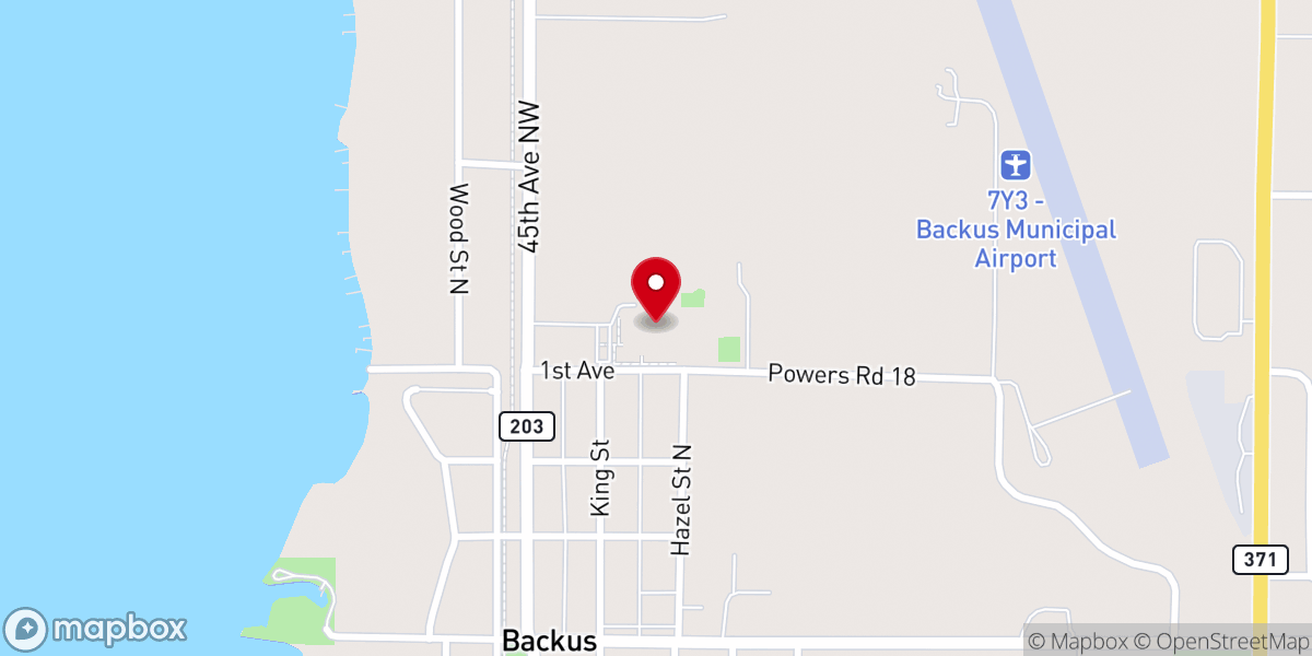 Map showing location of Foothills Christian Academy