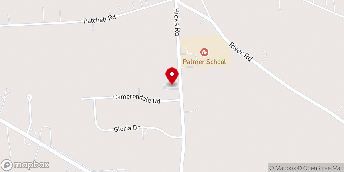 Map showing location of Community Christian Reformed