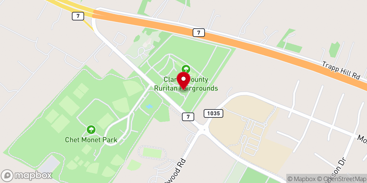 Map showing location of Emmaus Church