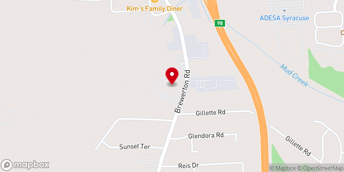 Map showing location of Sacred Heart Church of Cicero