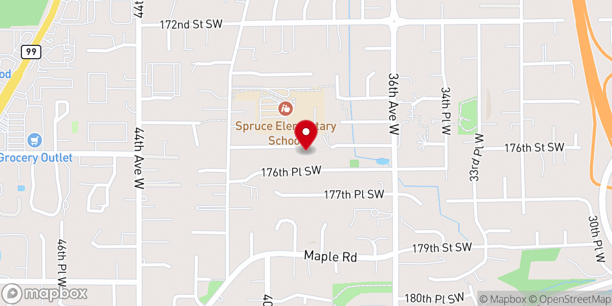 Map showing location of Otyg Seattle