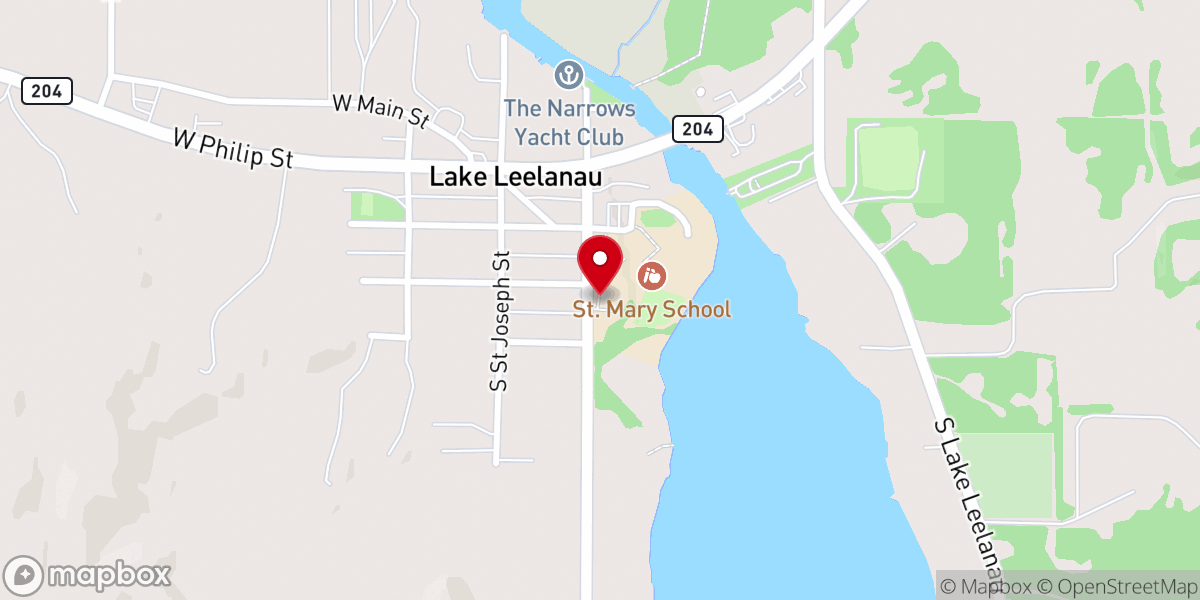 Map showing location of St Mary of the Assumption Catholic Church
