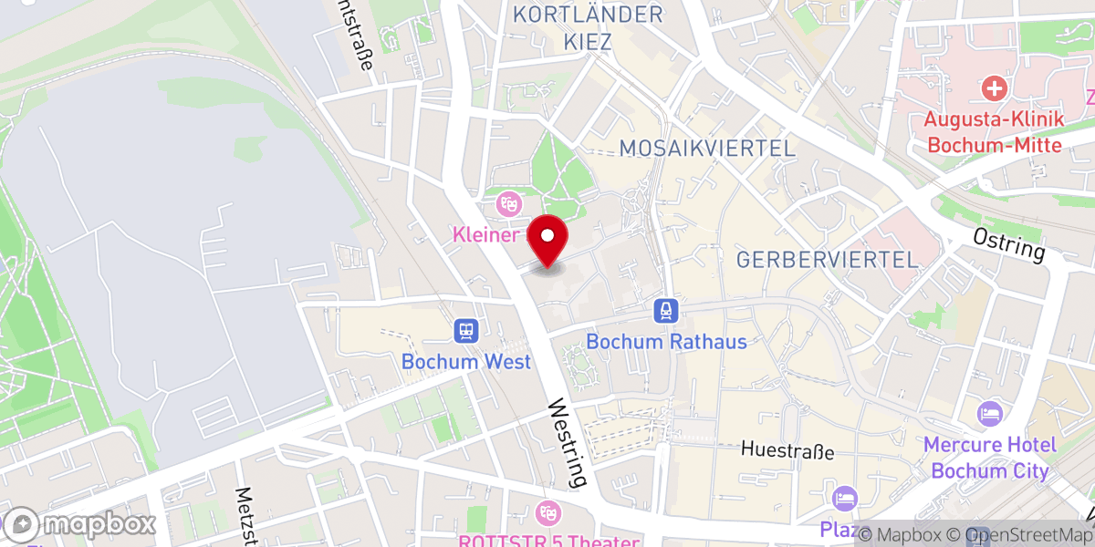 Map showing location of Evangelische Erwachsenenbildung Bochum