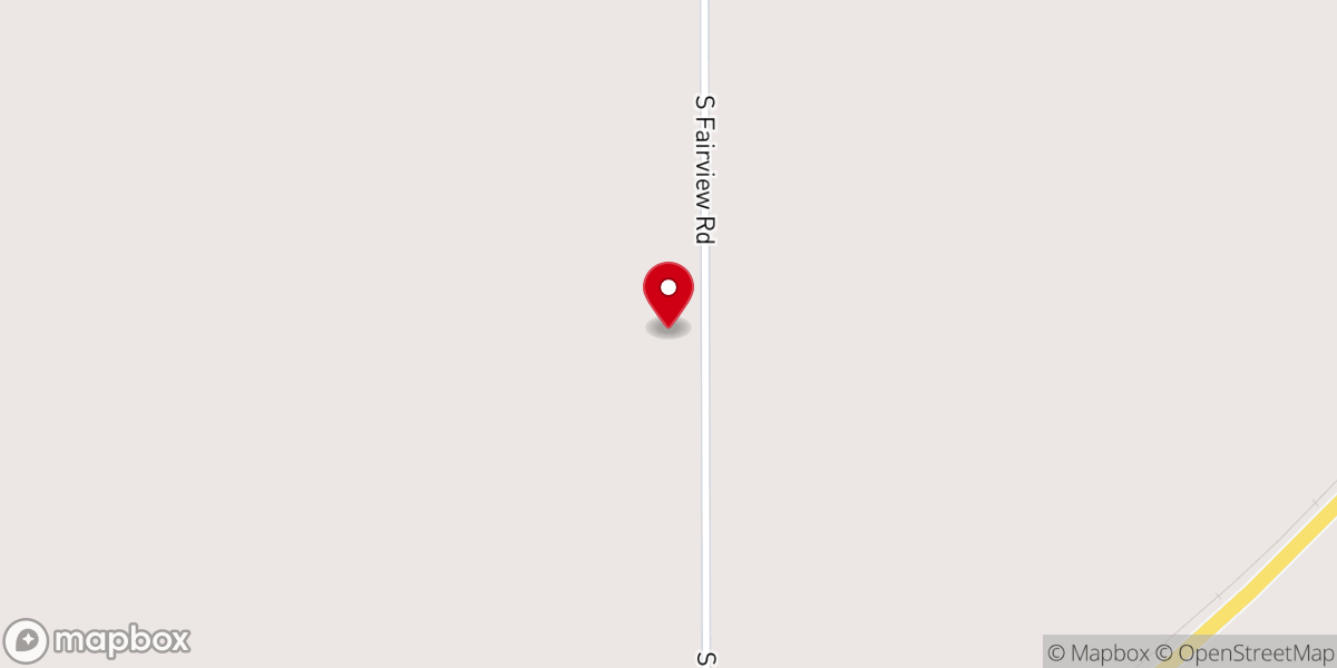 Map showing location of Amish Church