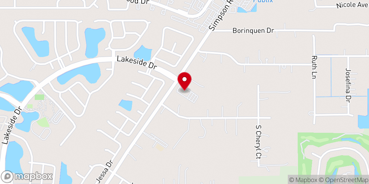 Map showing location of Iglesia Cristo Misionera El Tabernaculo