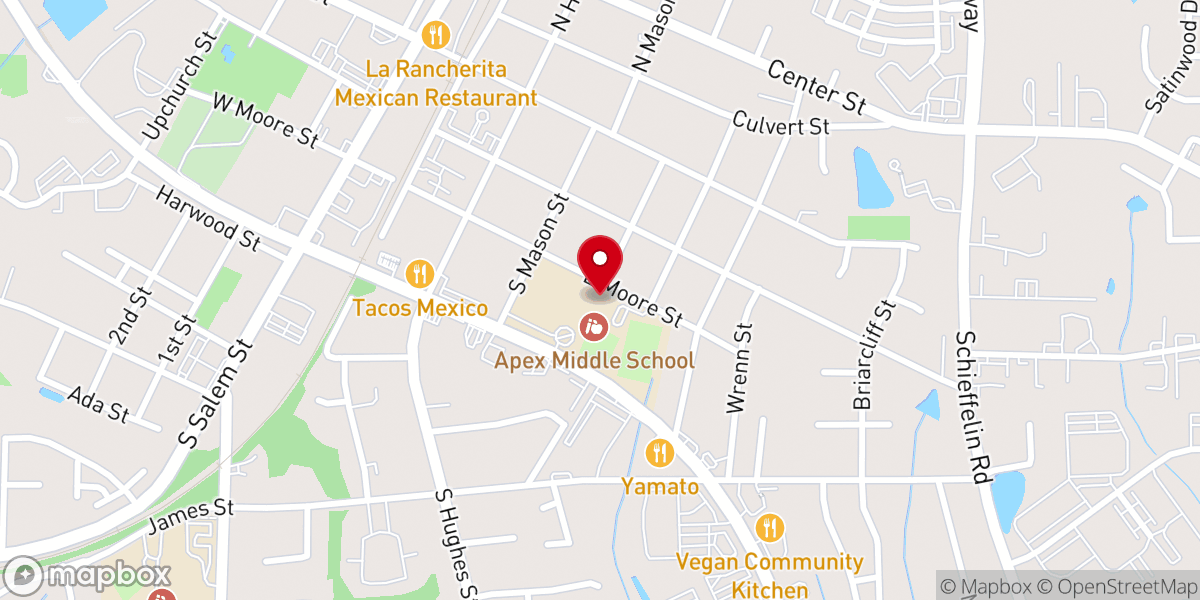 Map showing location of Resurrection Life Church
