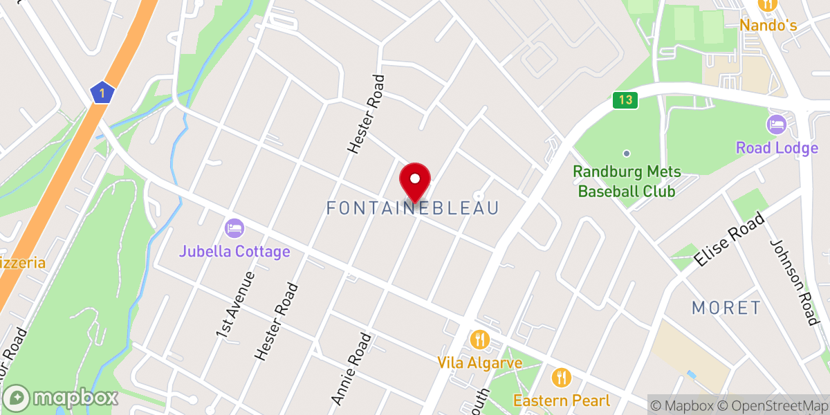 Map showing location of Redeemed Christian Church of God The