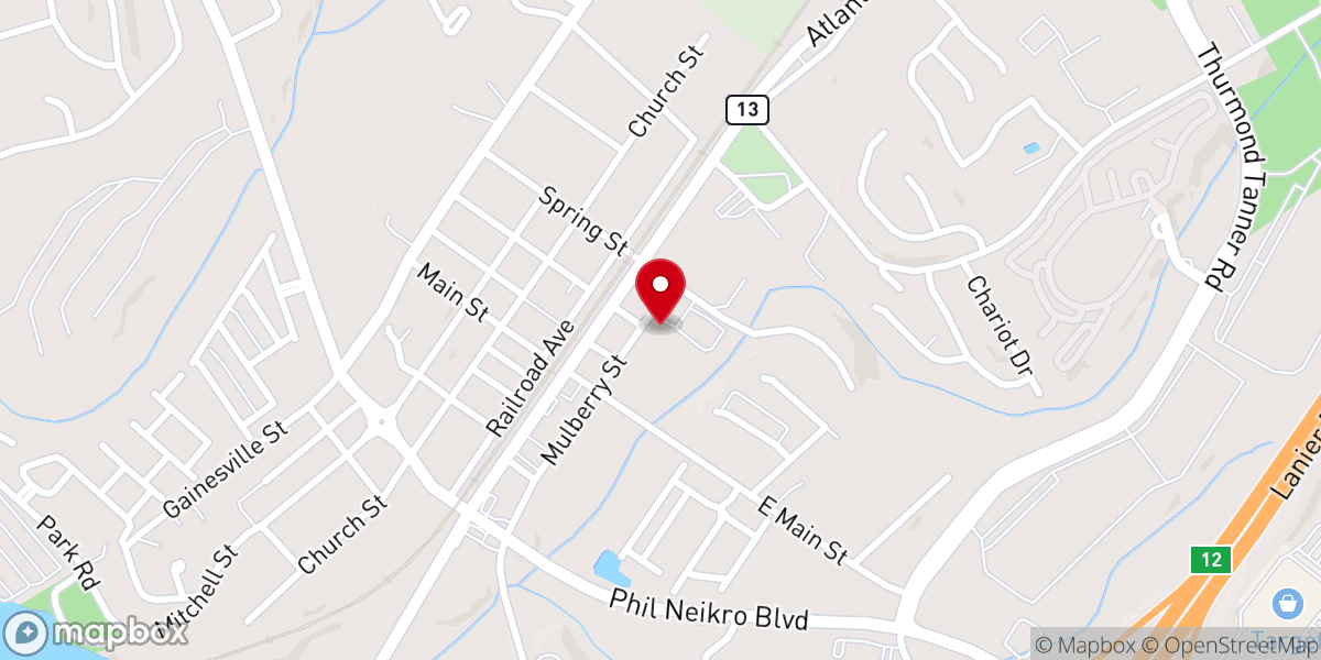 Map showing location of Iglesia de Dios pentecostal M.I
