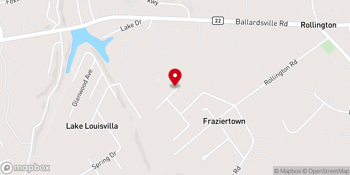 Map showing location of Sycamore Chapel