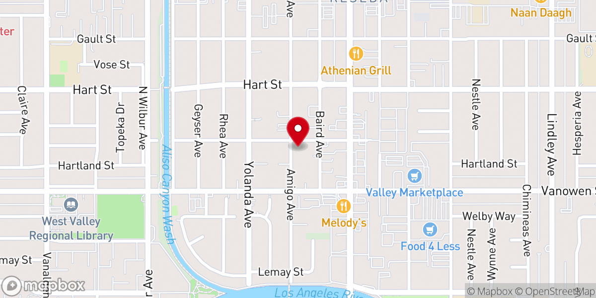 Map showing location of Essence Recovery Center