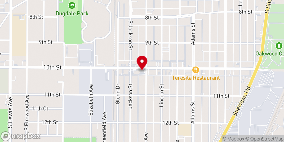 Map showing location of Church of God New Testament