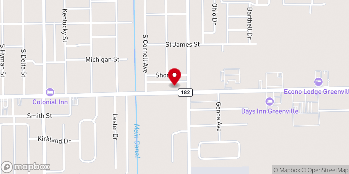 Map showing location of Family Worship Church