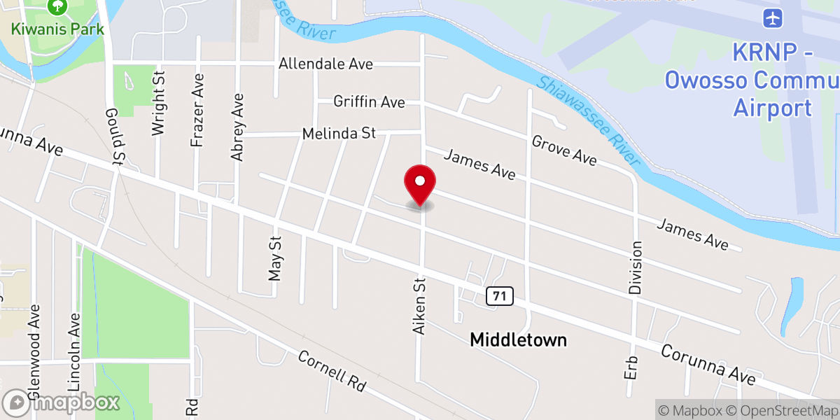 Map showing location of The Z Hall