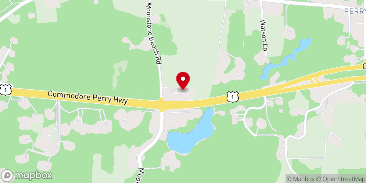 Map showing location of Perryville Bible Church