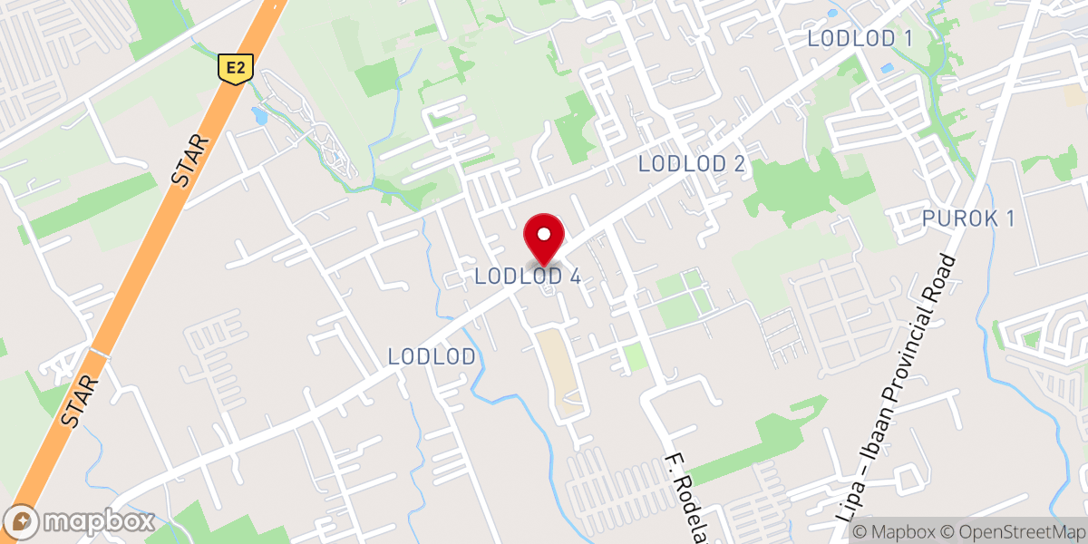 Map showing location of Our Lady of Peace and Good Voyage Parish - Lodlod, Lipa City, Batangas (Archdiocese of Lipa)