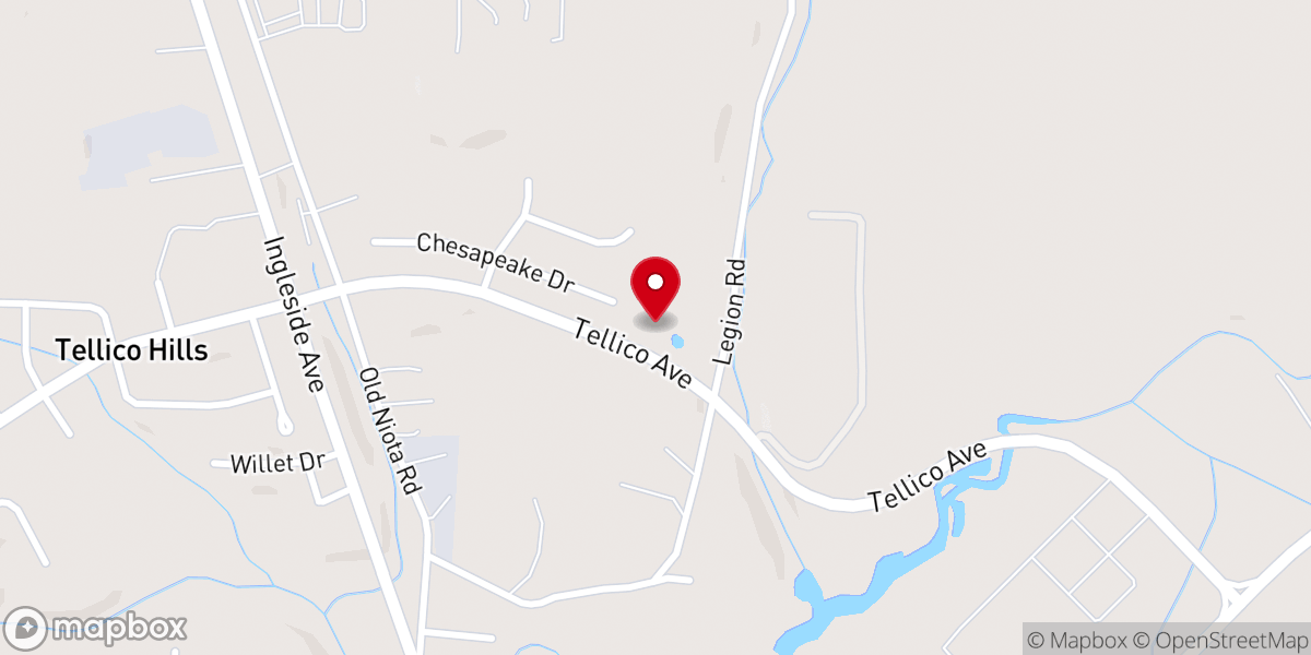 Map showing location of Family Worship Center