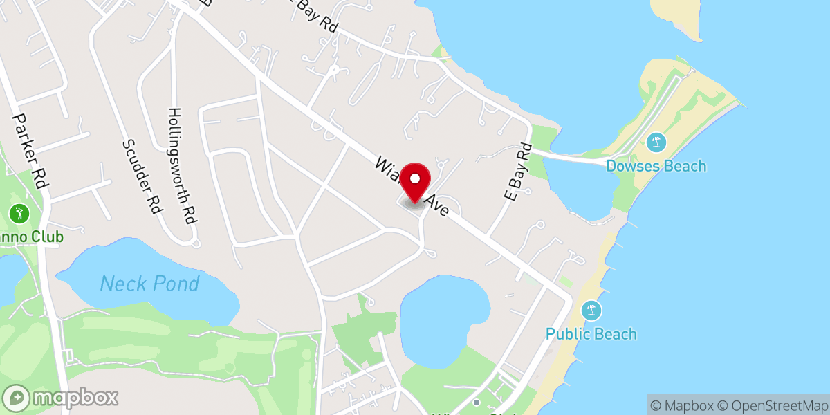 Map showing location of St. Peter's Episcopal Church