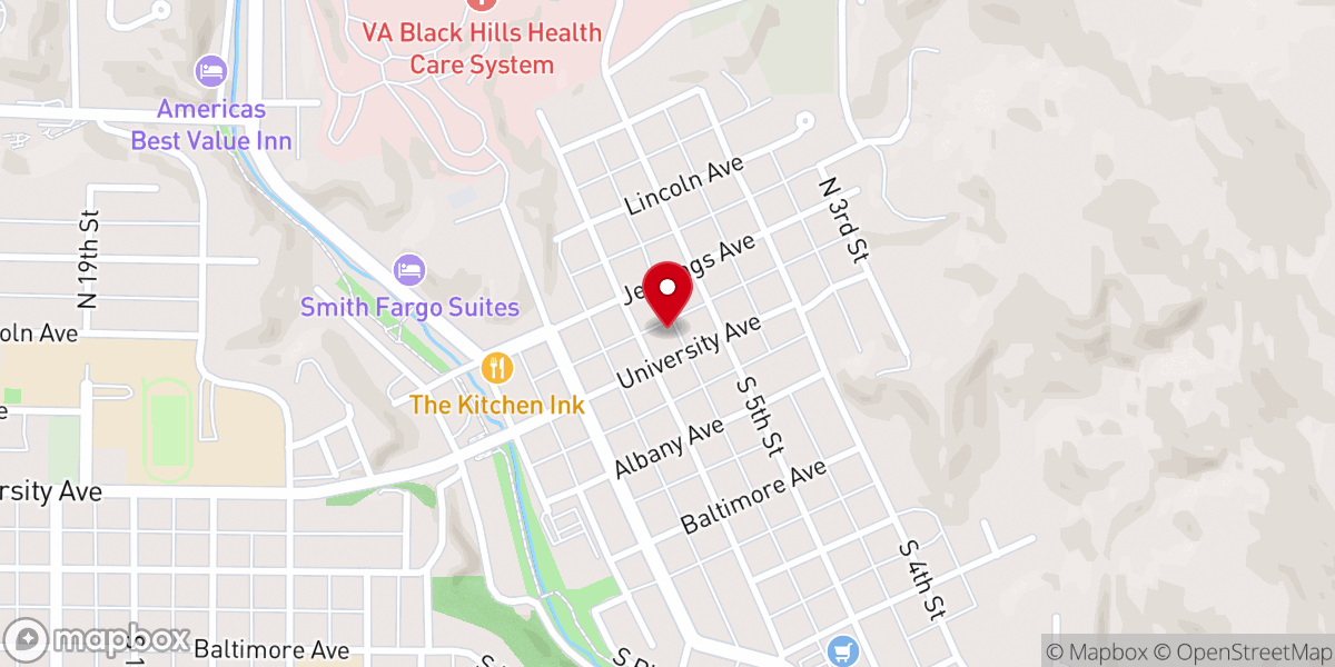 Map showing location of St Anthony of Padua Catholic Church