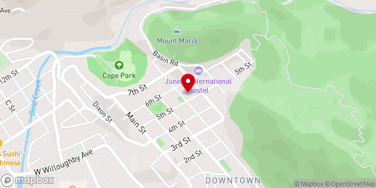 Map showing location of Co-Cathedral of the Nativity of the Blessed Virgin Mary