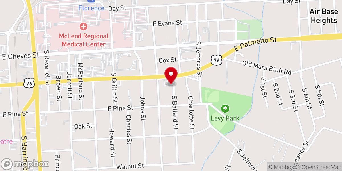 Map showing location of truth family fellowship center