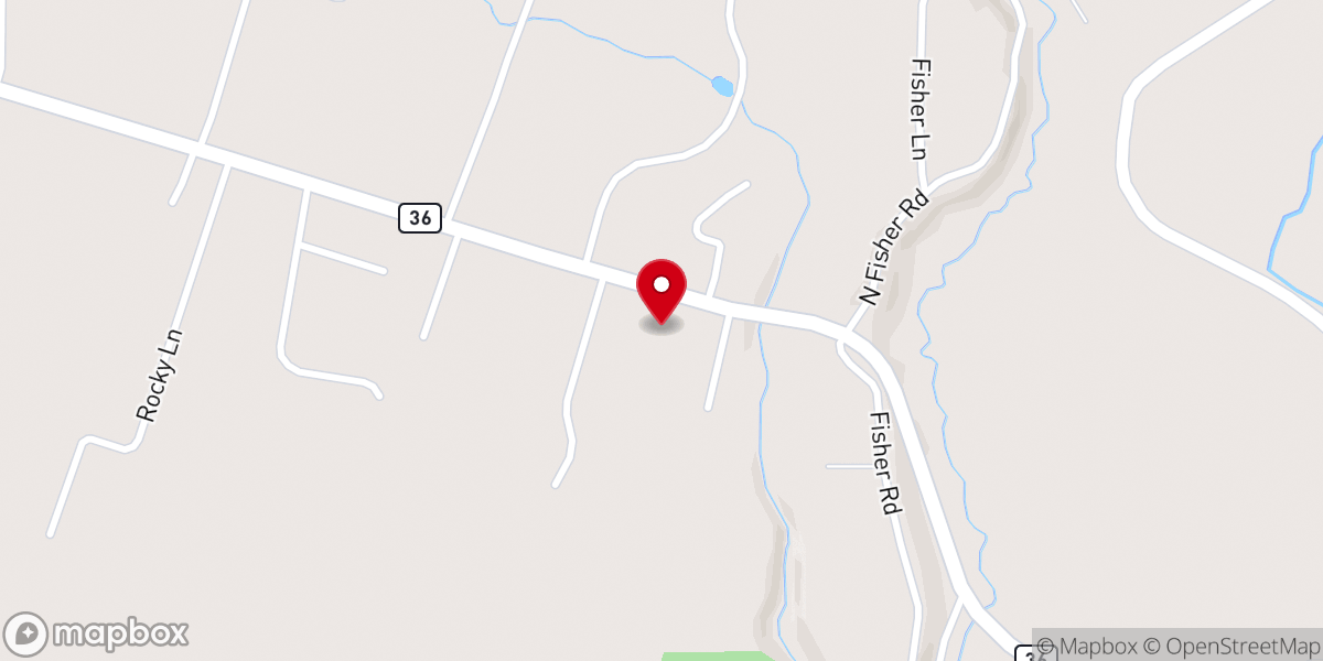 Map showing location of North Coast Mennonite Church