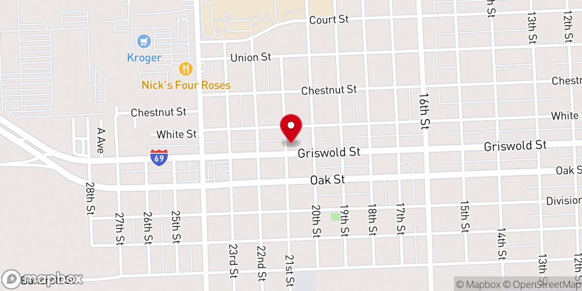 Map showing location of Methodist Church
