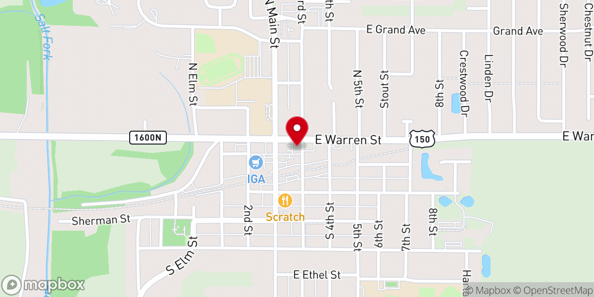Map showing location of Saint Joseph United Methodist Church