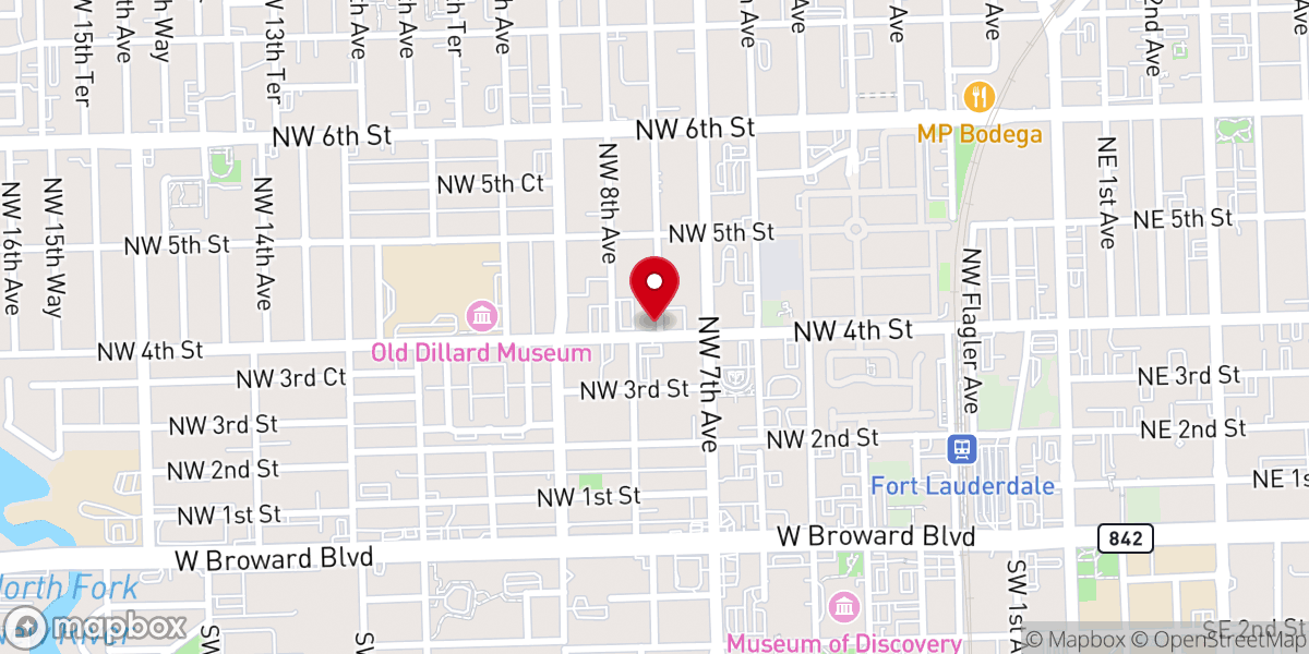 Map showing location of Mt Hermon AME Church