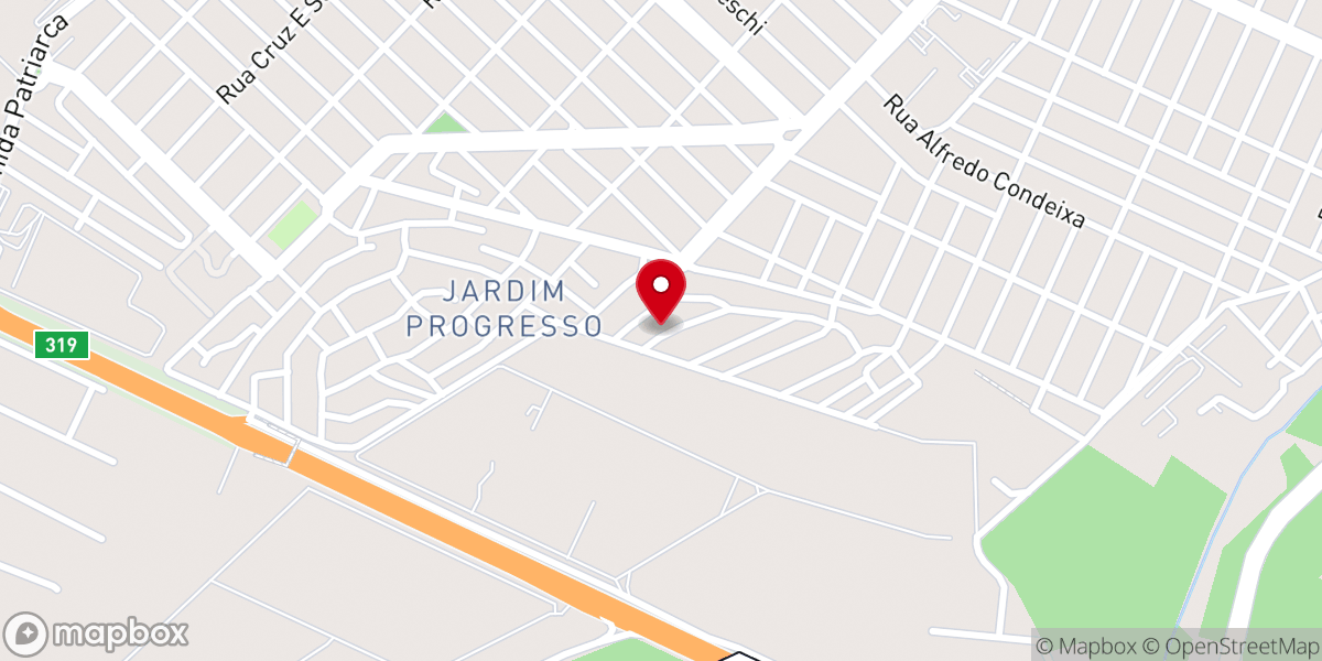 Map showing location of ADMRP - Igreja Assembleia de Deus- Ministério de Ribeirão Preto - Jardim Progresso