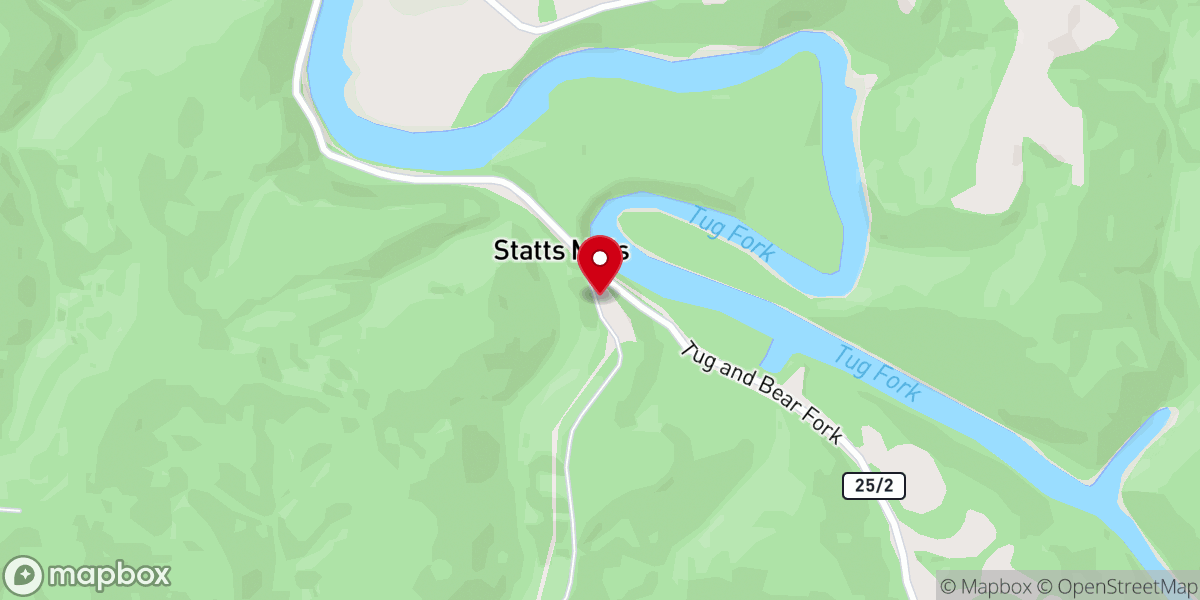 Map showing location of Sinaiville Church