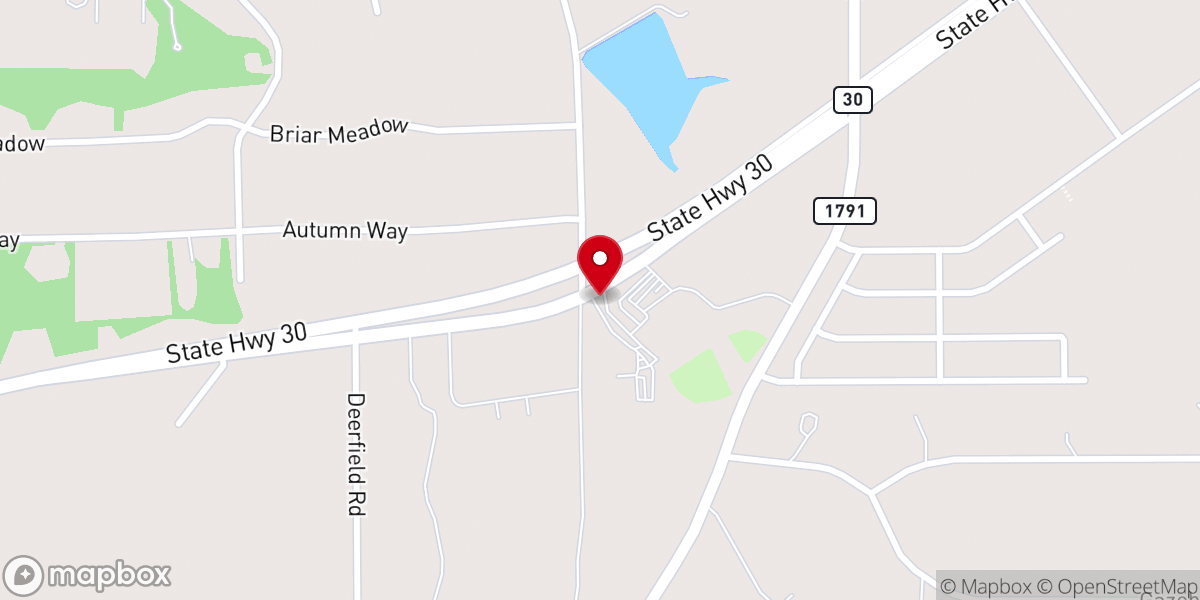Map showing location of Fellowship of Huntsville Church