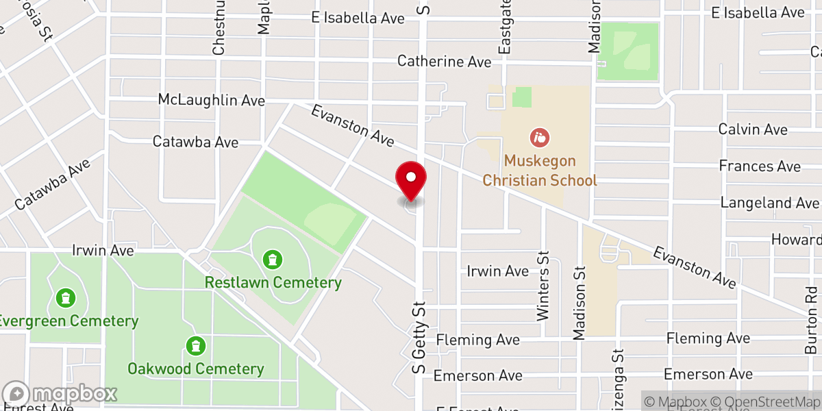 Map showing location of Second Timothy Missionary Baptist