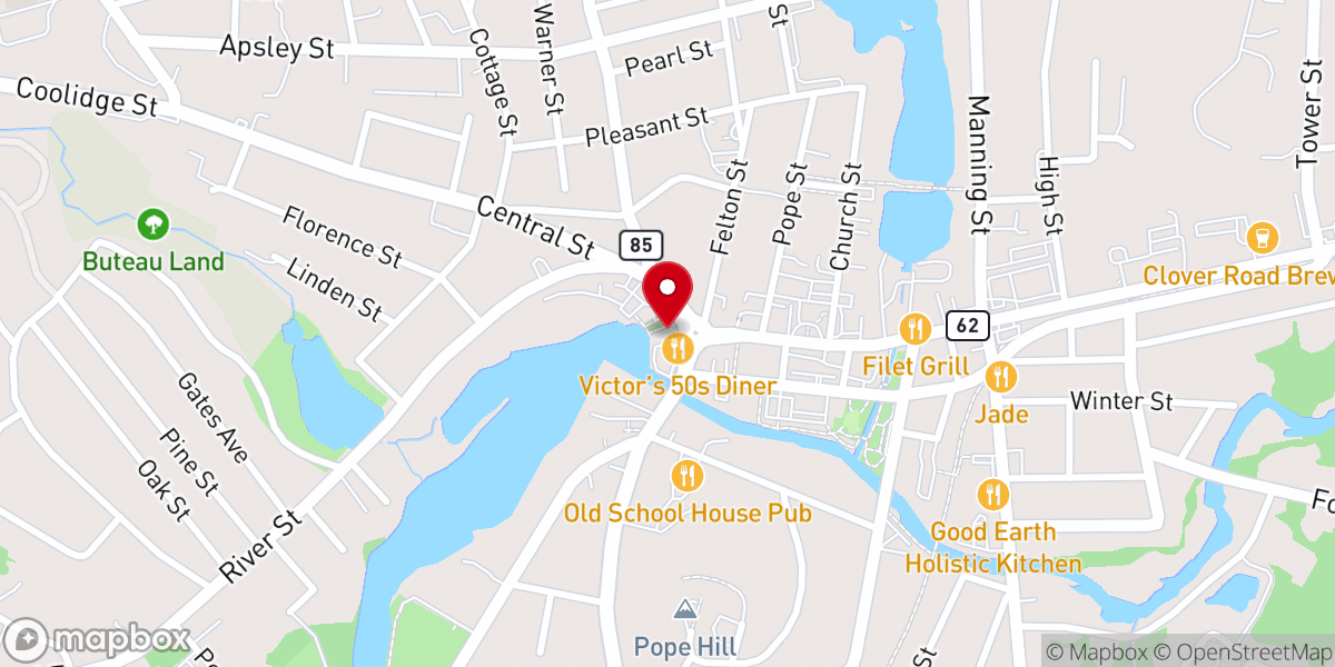 Map showing location of St Luke's Episcopal Church